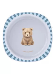 Canpol babies Woodland tapadókorongos tányér kék