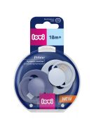 Lovi Dinamikus szilikon cumi PRIME 18hó 2db - Baby Blue/Blue