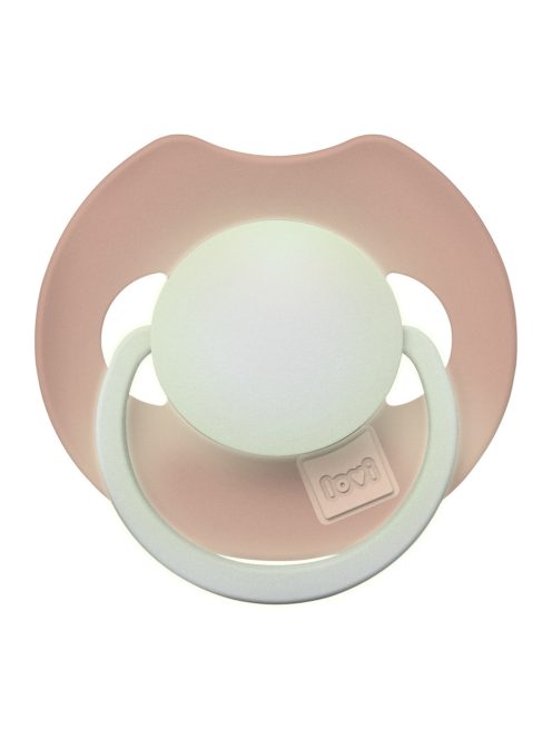 LOVI Világító dinamikus szilikon cumi PRIME 0-6hó 1db Blush