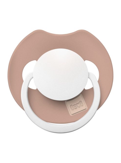 LOVI Világító dinamikus szilikon cumi PRIME 0-6hó 1db - Blush