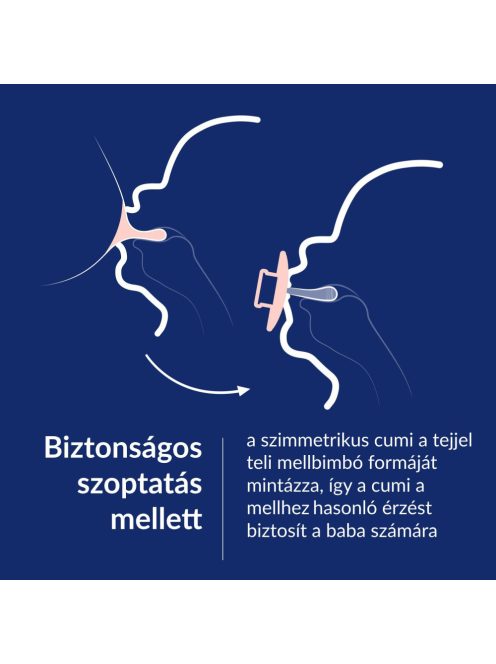 LOVI Világító dinamikus szilikon cumi PRIME 0-6hó 1db Blush