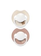 LOVI Világító dinamikus szilikon cumi PRIME 6-18hó 2db - Ivory/Blush