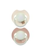 LOVI Világító dinamikus szilikon cumi PRIME 18hó+ 2db - Ivory/Blush