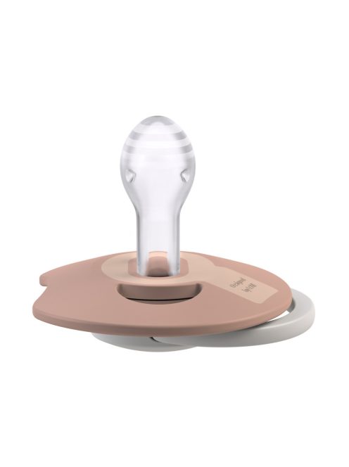 LOVI Világító dinamikus szilikon cumi PRIME 18hó+ 2db Ivory/Blush