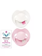 LOVI PRIME Tutti Frutti szilikon dinamikus cumi 0-6hó 2db Rose/Rose Cream