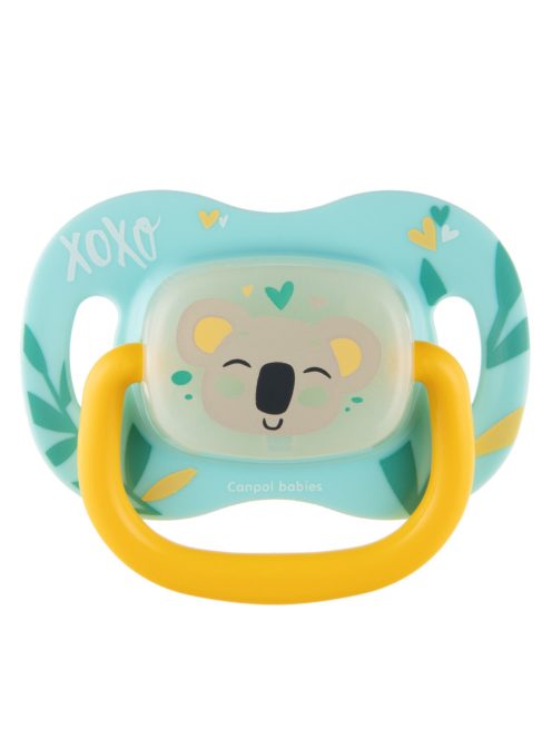 Canpol babies Szilikon szimmetrikus cumi, 0-6hó, 1db, EXOTIC ANIMALS, koala