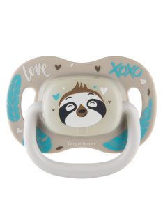   Canpol babies Szilikon szimmetrikus cumi, 0-6hó, 1db, EXOTIC ANIMALS, lajhár