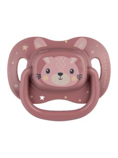   Canpol babies Szilikon szimmetrikus cumi, 0-6hó, 1db, CUTE ANIMALS - pink