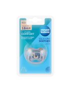 Canpol babies Szilikon szimmetrikus cumi, 18hó+, 1db, CUTE ANIMALS - kék