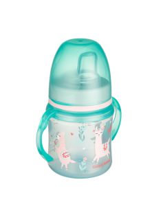   Canpol babies Szilikon ivócsőrős tanulópohár, 120 ml, EXOTIC ANIMALS - zöld