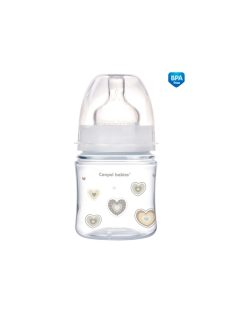   Canpol babies Anti-kólikás cumisüveg, EasyStart, NEWBORN BABY, 120 ml - bézs