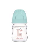 Canpol babies Anti-kólikás cumisüveg, EasyStart, EXOTIC ANIMALS, 120 ml - zöld