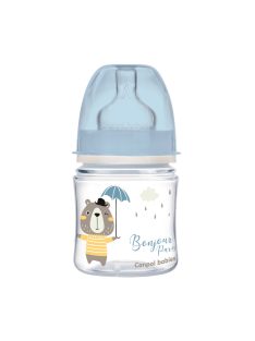   Canpol babies Anti-kólikás cumisüveg, EasyStart, 120 ml, BONJOUR PARIS - kék
