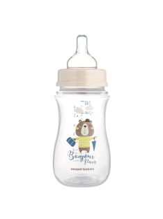   Canpol babies Anti-kólikás cumisüveg, 240 ml, Easy Start BONJOUR PARIS - kék