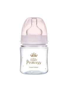   Canpol babies Anti-kólikás cumisüveg, EasyStart, ROYAL BABY, 120 ml - pink
