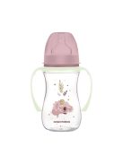 Canpol babies Anti-kólikás cumisüveg, világító fogantyúval, EasyStart, SLEEPY KOALA, 240 ml - pink