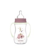 Canpol babies Anti-kólikás cumisüveg, világító fogantyúval, EasyStart, SLEEPY KOALA, 240 ml - pink