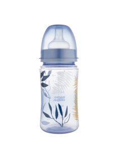   Canpol babies Anti-kólikás cumisüveg, EasyStart, GOLD, 240 ml - kék