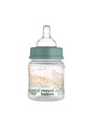 Canpol babies Anti-kólikás cumisüveg, EasyStart, MOUNTAINS, 120 ml - zöld