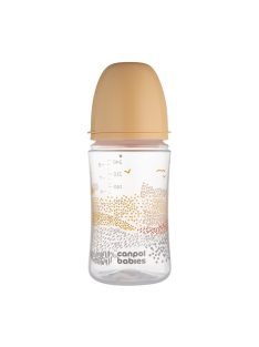   Canpol babies Anti-kólikás cumisüveg, EasyStart, GOLD, 240 ml -  bézs