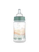 Canpol babies Anti-kólikás cumisüveg, EasyStart, MOUNTAINS, 240 ml - zöld