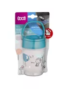 LOVI Szívószálas itatópohár JUNIOR 250 ml 11hó+ Lovely - fiú