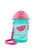 Canpol babies Sport itatópohár, flip-top, szilikon szívószállal, 400 ml, SO COOL, rózsaszín