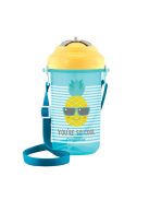 Canpol babies Sport itatópohár, flip-top, szilikon szívószállal, 400 ml, SO COOL, sárga