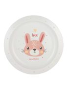 Canpol babies Műanyag tányér, CUTE ANIMALS, nyuszi