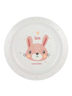 Canpol babies Műanyag tányér, CUTE ANIMALS, nyuszi