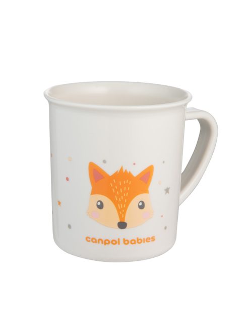 Canpol babies Műanyag bögre, 170ml, CUTE ANIMALS, róka