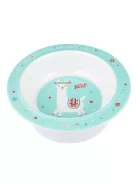 Canpol babies Melamine tál tapadókoronggal, 270ml, EXOTIC ANIMALS - türkiz