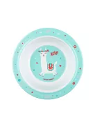 Canpol babies Melamine tál tapadókoronggal, 270ml, EXOTIC ANIMALS - türkiz