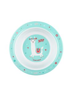   Canpol babies Melamine tál tapadókoronggal, 270ml, EXOTIC ANIMALS - türkiz