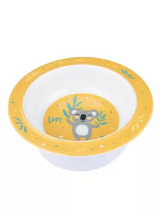   Canpol babies Melamine tál tapadókoronggal, 270ml, EXOTIC ANIMALS - sárga
