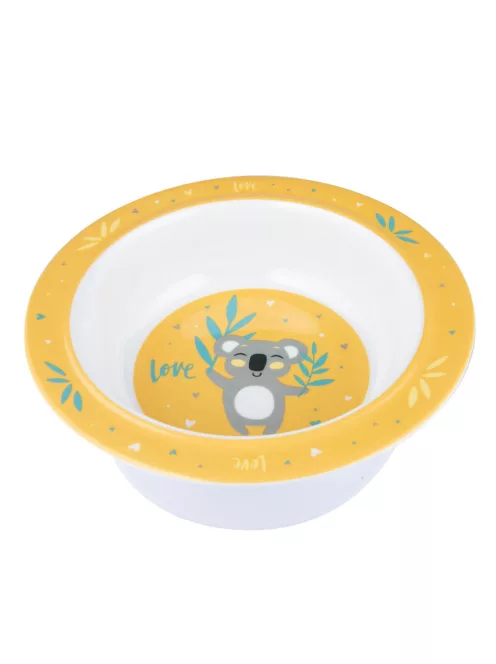 Canpol babies Melamine tál tapadókoronggal, 270ml, EXOTIC ANIMALS - sárga