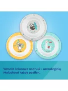 Canpol babies Melamine tál tapadókoronggal, 270ml, EXOTIC ANIMALS - sárga
