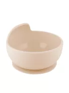 Canpol babies Szilikon tál tapadókorongal, 330ml, krémszín