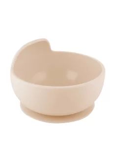   Canpol babies Szilikon tál tapadókorongal, 330ml, krémszín