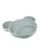 Canpol babies Szilikonos, osztott tányér tapadókoronggal, Mackó - zöld