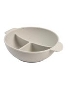 Canpol babies Szilikon osztott tál, tapadókoronggal, 360ml, DOTS - szürke