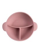 Canpol babies Szilikon osztott tál, tapadókoronggal, 360ml, DOTS - pink