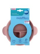 Canpol babies Szilikon osztott tál, tapadókoronggal, 360ml, DOTS - pink