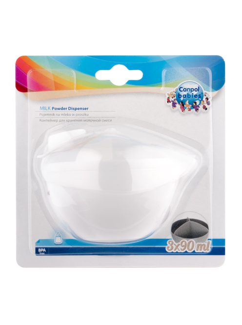 Canpol babies Tejpor tárolóedény, fehér