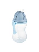 Canpol babies Sport itatópohár szívószállal, 370ml, kék