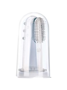 Canpol babies Szilikon fogkefe ínyre és fogakra, tokkal