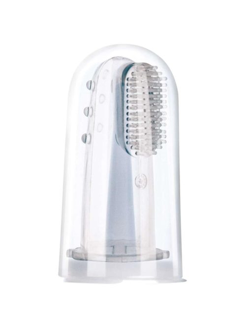 Canpol babies Szilikon fogkefe ínyre és fogakra, tokkal