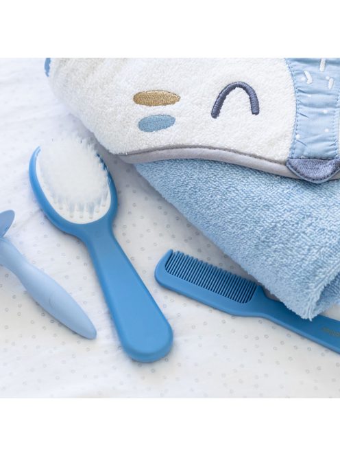 Canpol babies Fésű és hajkefe csecsemőknek, kék