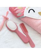 Canpol babies Fésű és hajkefe csecsemőknek, rózsaszín
