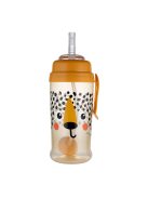 Canpol babies Cseppmentes sport itatópohár súlyozott szívószállal BabiesBoo 350ml gepard